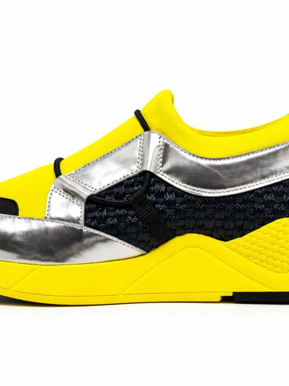 Clergerie Volt Yellow Designer Sneakers | New | EU 41
